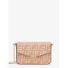 Wallet On Chain FF Diamonds leather shoulder bag