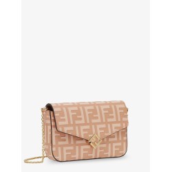 Wallet On Chain FF Diamonds leather shoulder bag