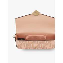 Wallet On Chain FF Diamonds leather shoulder bag