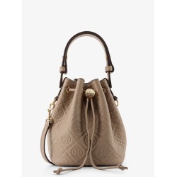 T Monogram Pebble Mini leather Bucket Bag