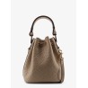 T Monogram Pebble Mini leather Bucket Bag
