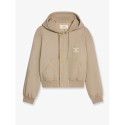 Canvas jacket with Triomphe patch