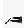 Texturized acetate sunglasses