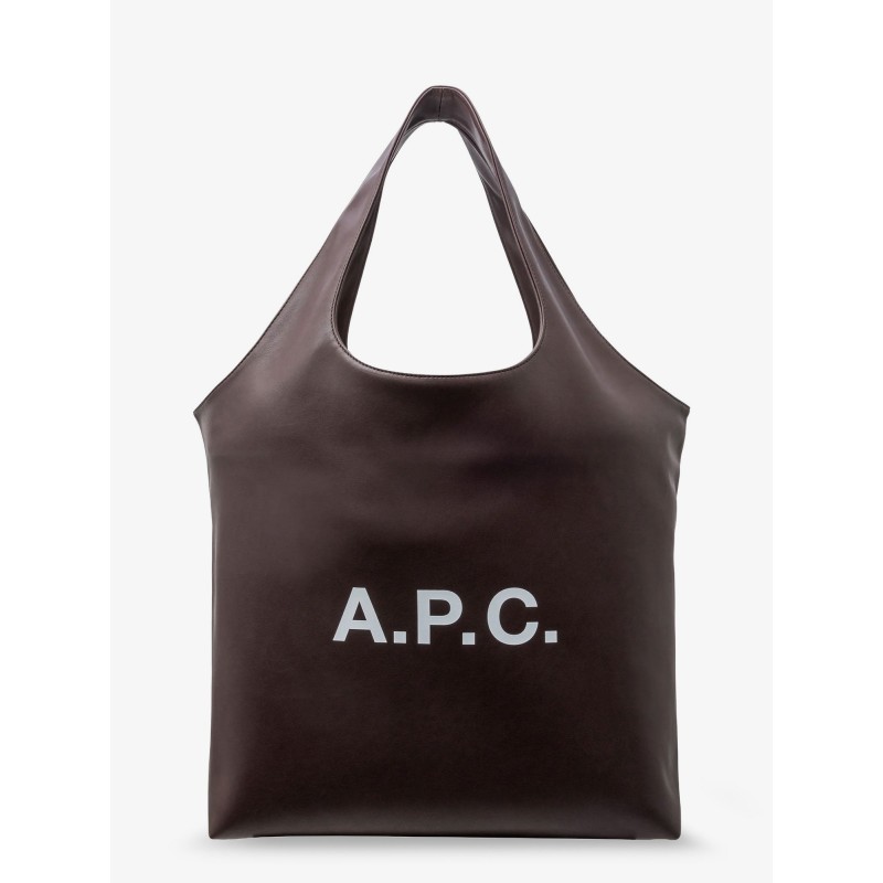 Tote Ninon leather shopping bag