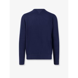 Cotton blend sweatshirt with logo