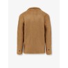 Double-breasted cashmere, mohair and silk jacket