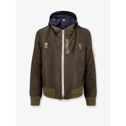Nylon bomber jacket
