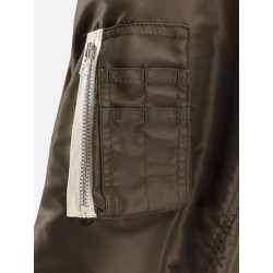 Nylon bomber jacket