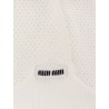 Perforated cotton tank top