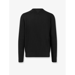Cotton blend sweatshirt with logo