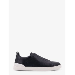Triple Stitch leather sneakers