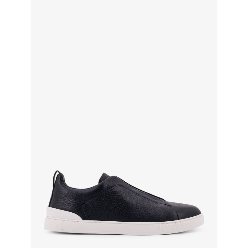 Triple Stitch leather sneakers
