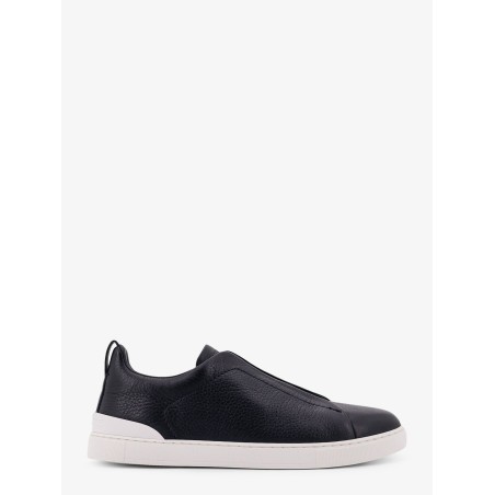 Triple Stitch leather sneakers