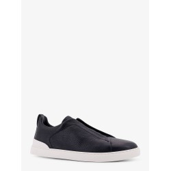 Triple Stitch leather sneakers