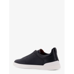 Triple Stitch leather sneakers