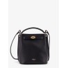 Islington leather bucket bag with logo