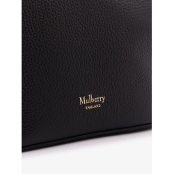 Islington leather bucket bag with logo