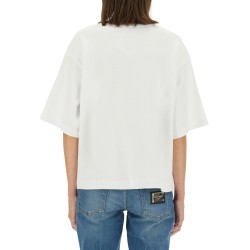 T-SHIRT WITH LETTERING LOGO