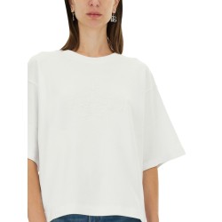 T-SHIRT WITH LETTERING LOGO