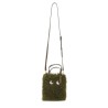 "N/S MINI EYES" SHEARLING TOTE BAG