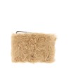 "SHEARLING EYES" CLUTCH BAG