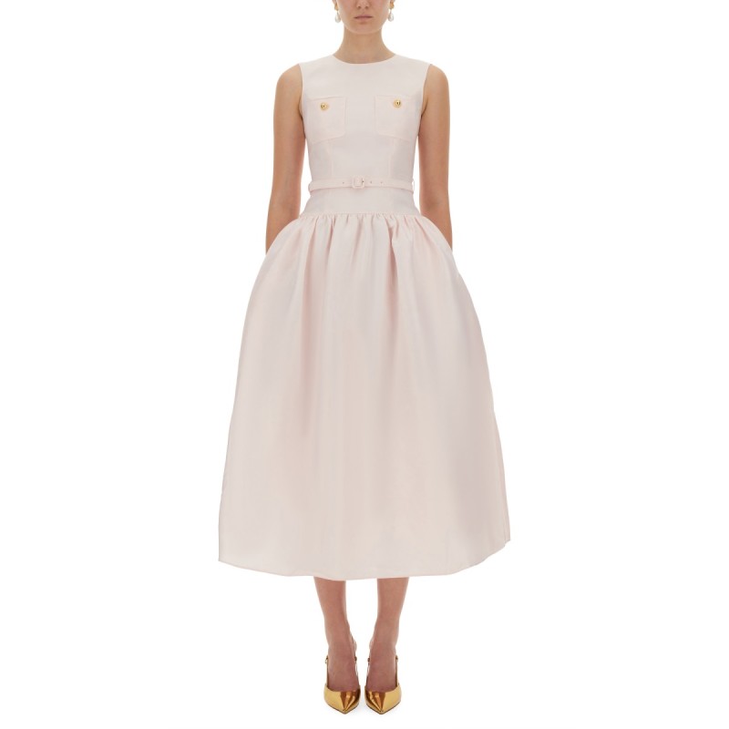 TAFFETA MIDI DRESS