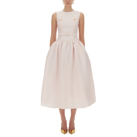 TAFFETA MIDI DRESS