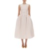 TAFFETA MIDI DRESS