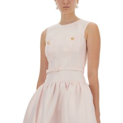 TAFFETA MIDI DRESS