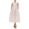 TAFFETA MIDI DRESS