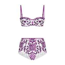 MAJOLICA PRINT BIKINI SWIMSUIT