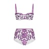 MAJOLICA PRINT BIKINI SWIMSUIT