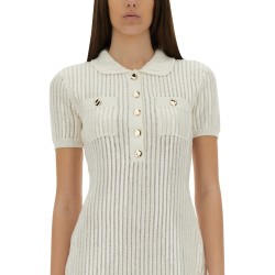MINI CROCHET DRESS WITH SEQUINS
