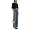 KNIT CROP T-SHIRT