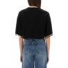 KNIT CROP T-SHIRT