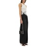 RIBBED TOP WITH PIERCING APPLIQUE