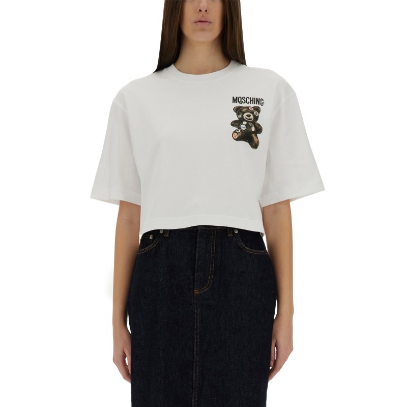 CROPPED T-SHIRT "TEDDY BEAR"