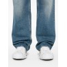 whiskering-effect jeans