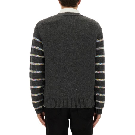 "BUTTON THRU PS HAPPY" CARDIGAN