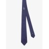 Oblique silk tie