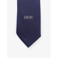 Oblique silk tie