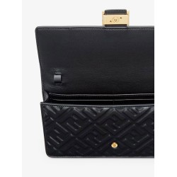 Baguette Wallet on Chain leather shoulder bag with FF motif