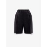 Striped virgin wool shorts