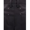 Striped virgin wool shorts
