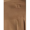 Wool gabardine shirt