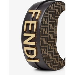 Fendigraphy handbag in FF jacquard fabric