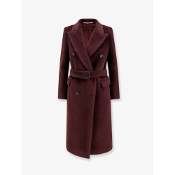 Jole double-breasted alpaca and wool coat