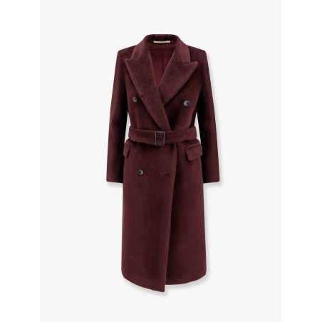 Jole double-breasted alpaca and wool coat