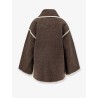 Embroidered Scarf wool blend Jacket