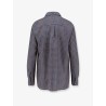 Silk shirt with micro-pattern